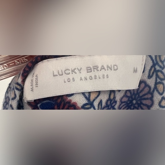 🪻Lucky🪻Printed Tiered Cami Dress Dress. Size M - Picture 6 of 7